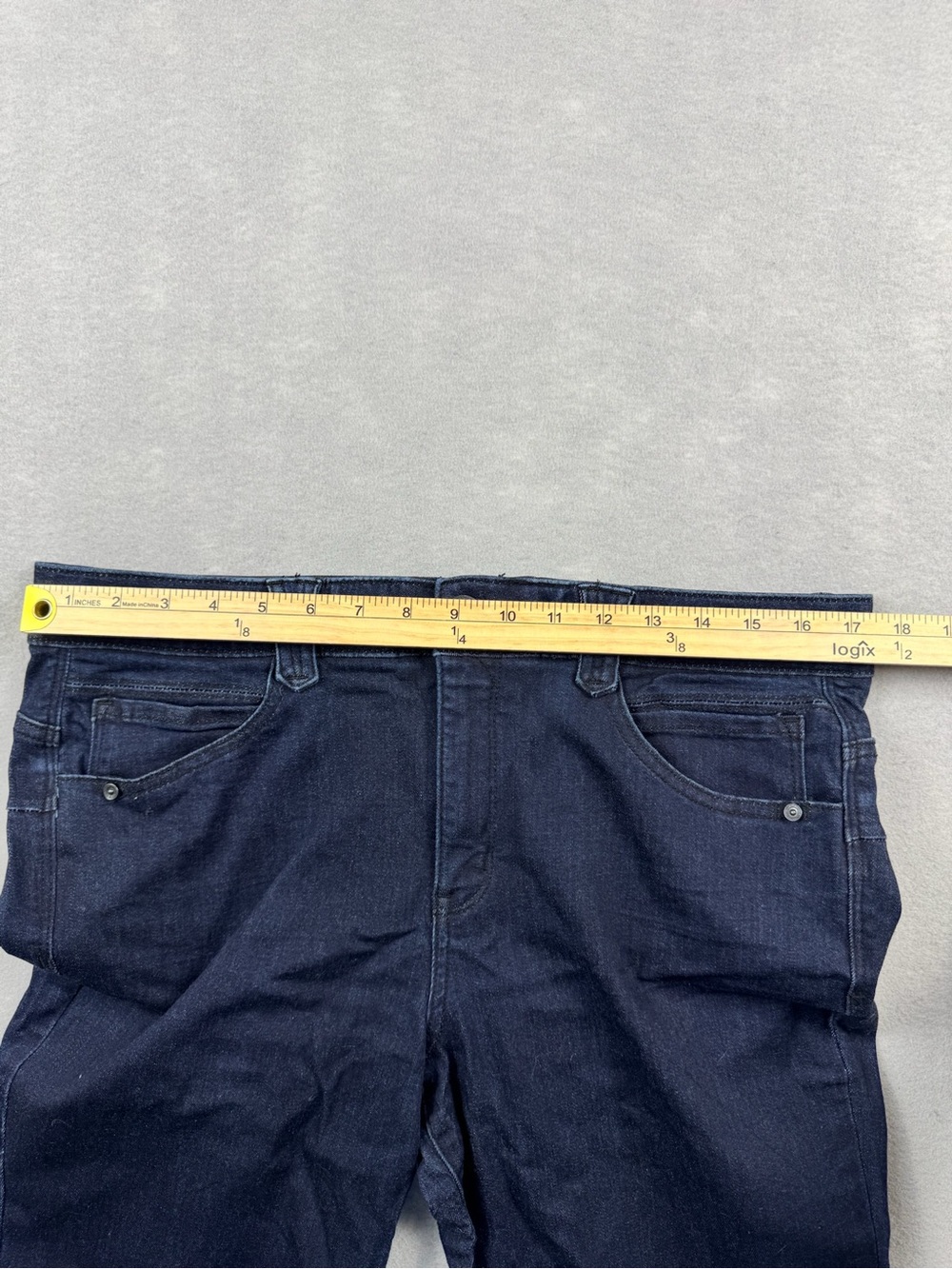 Democracy AB Solution Classic Dark Blue Women's Jeans Size 14 Slimming Skinny - Picture 11 of 13